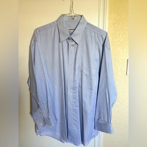 Joseph & Feiss Blue Dress Shirt Classic Formal Style, 17 32/33🦋